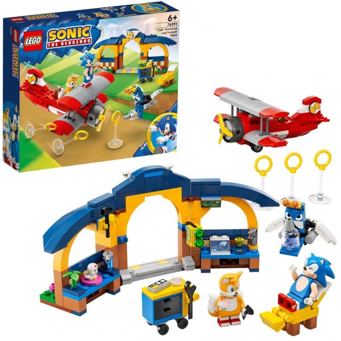 LEGO Sonic Atelierul lui Tails și Avion Tornado 76991  [5]