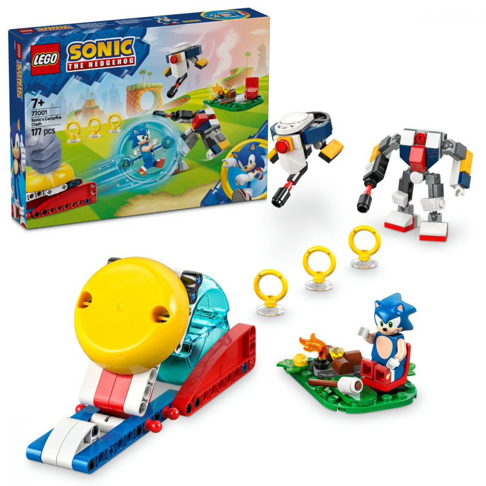 LEGO SONIC ÎNFRUNTARE LA FOCUL DE TABARA AL LUI SONIC 77001 [5]