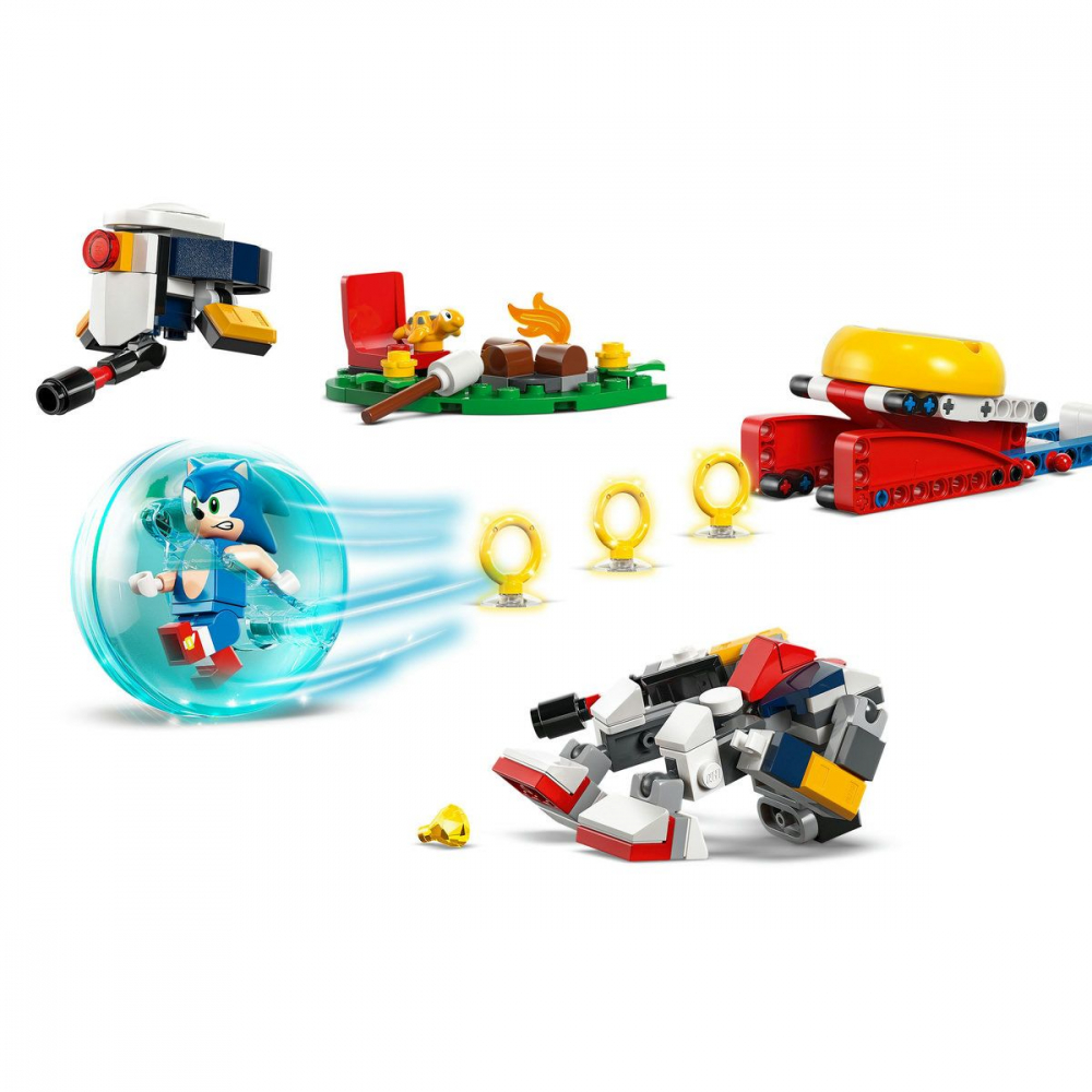 LEGO SONIC ÎNFRUNTARE LA FOCUL DE TABARA AL LUI SONIC 77001 [2]