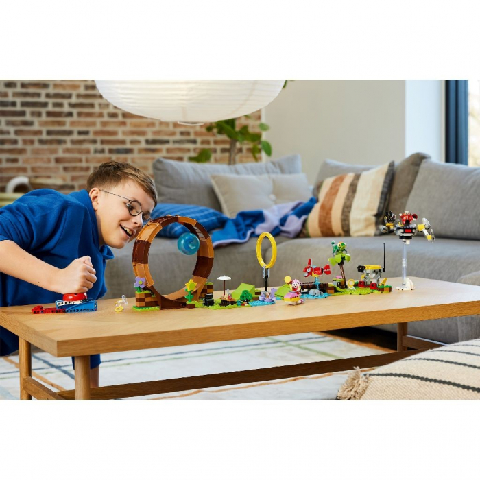 LEGO Sonic Provocarea cu Bucla a lui Sonic din Zona Green Hill 76994  [3]