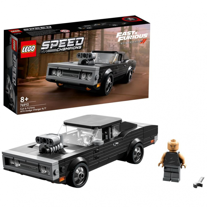 Lego speed champions dodge charger r t 1970 furios si iute 76912 [6]
