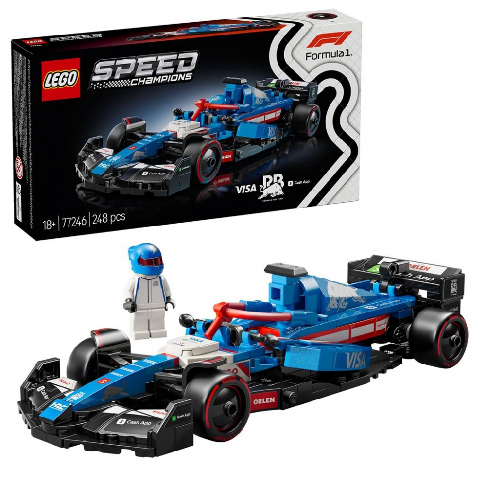 LEGO SPEED CHAMPIONS MASINA DE CURSE F1 VISA CASH APP RB VCARB 01 77246 [7]