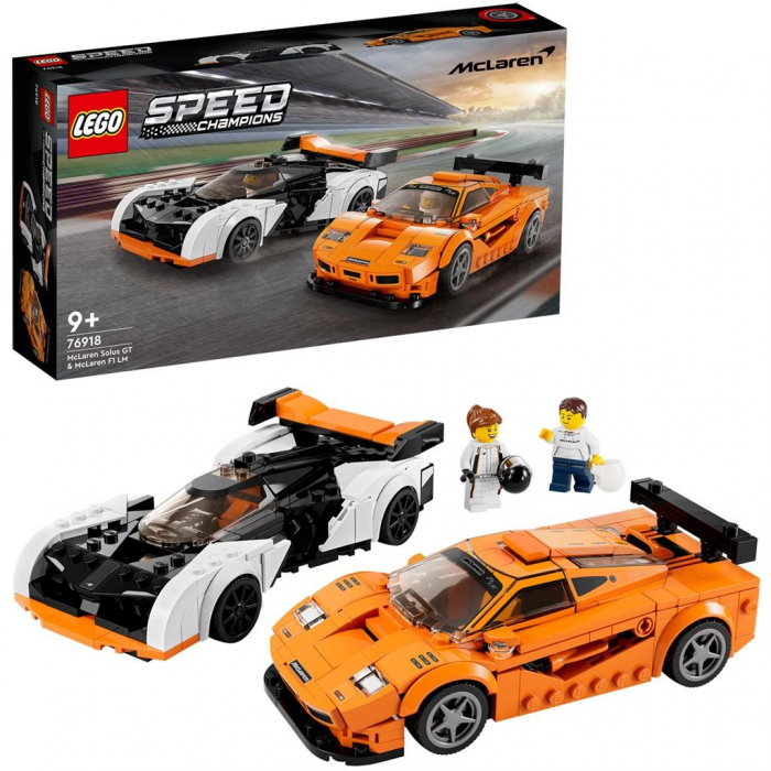 LEGO Speed Champions McLaren Solus GT și McLaren F1 LM 76918 [6]