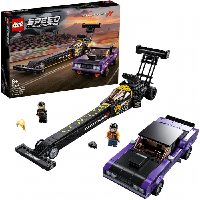 Lego speed champions mopar dodge srt top fuel dragster si dodge challanger 1970 76904 [5]