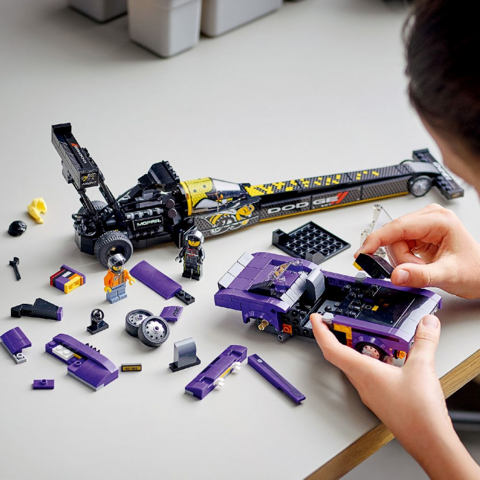 Lego speed champions mopar dodge srt top fuel dragster si dodge challanger 1970 76904 [3]