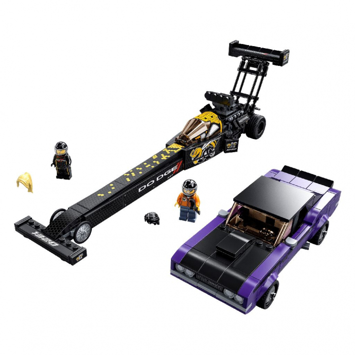 Lego speed champions mopar dodge srt top fuel dragster si dodge challanger 1970 76904 [2]