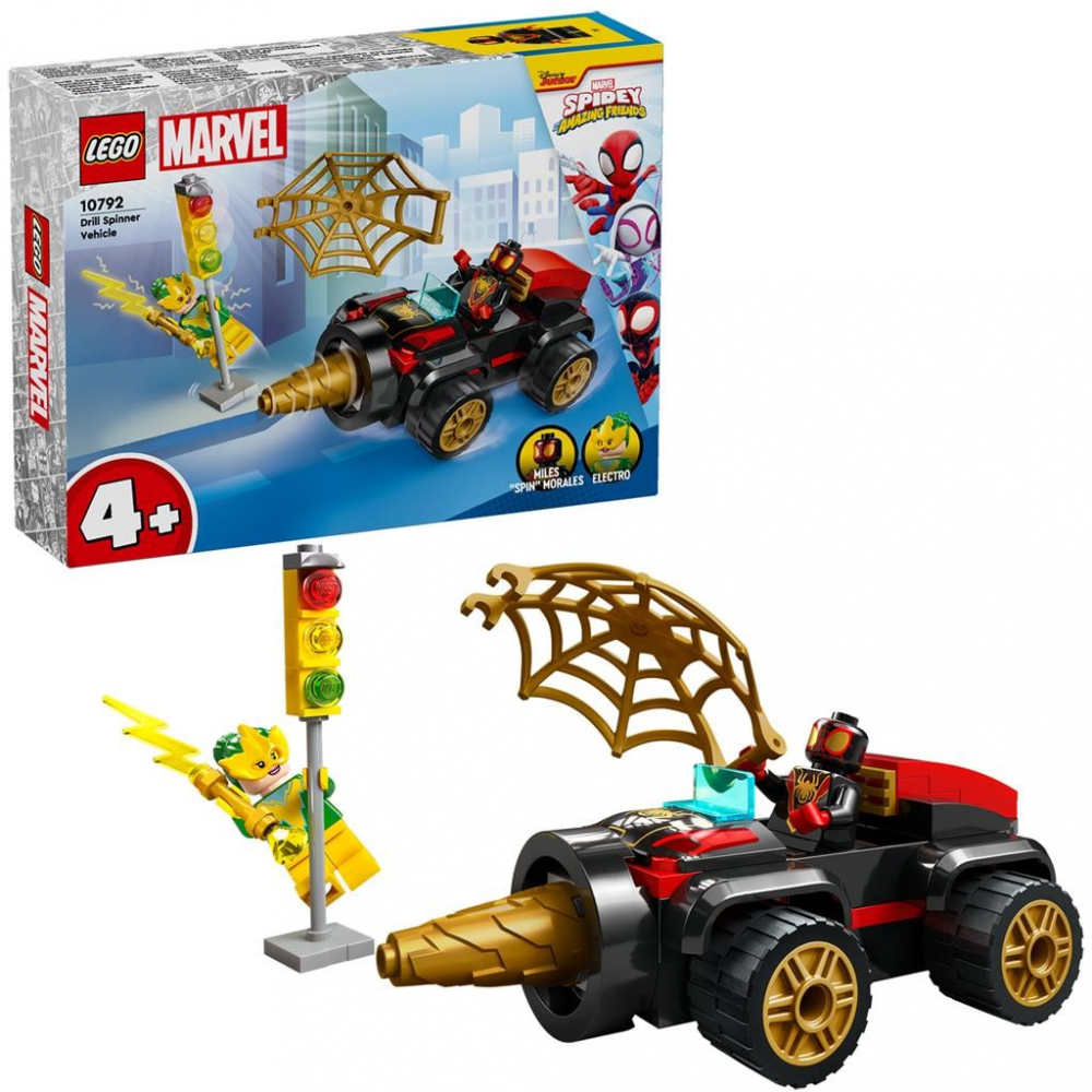 Lego Spidey vehicul cu burghiu si 2 figurine,+4 ani,10792 [4]