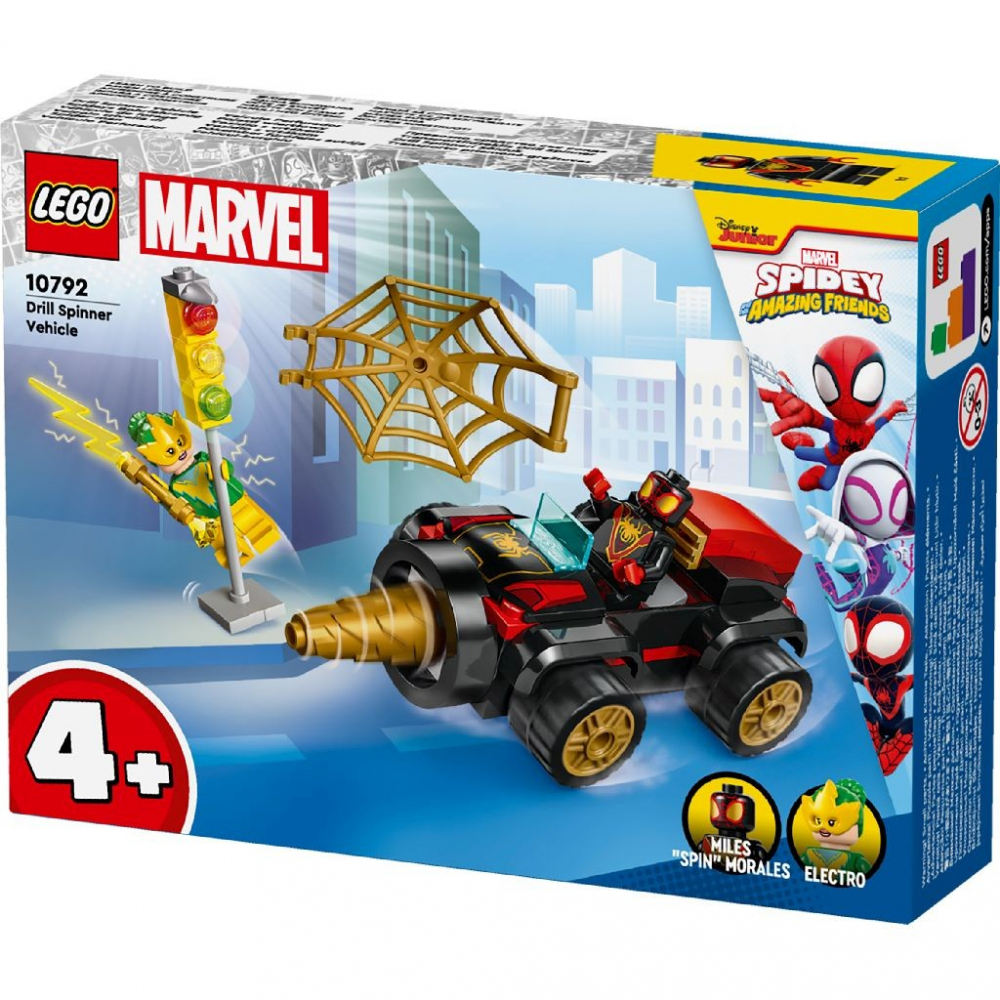 Lego Spidey vehicul cu burghiu si 2 figurine,+4 ani,10792 [3]