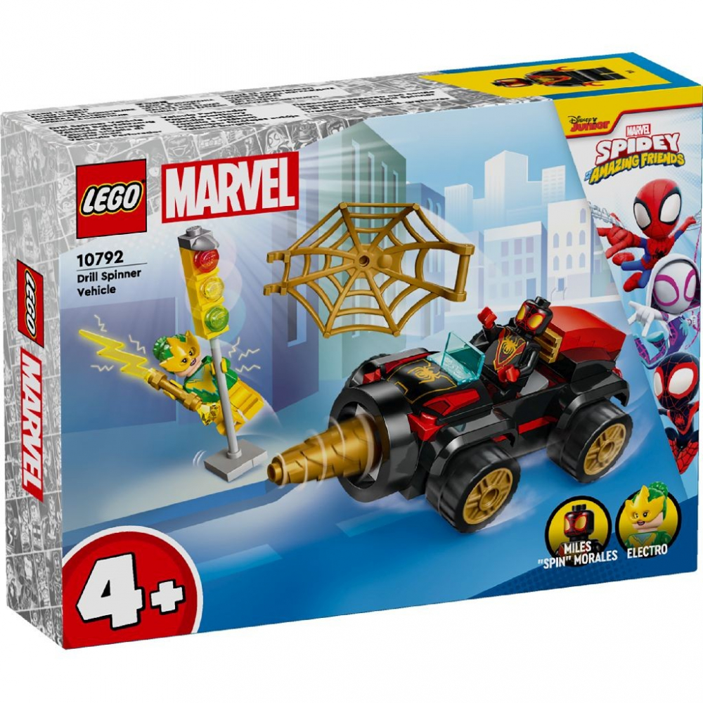 Lego Spidey vehicul cu burghiu si 2 figurine,+4 ani,10792 [1]