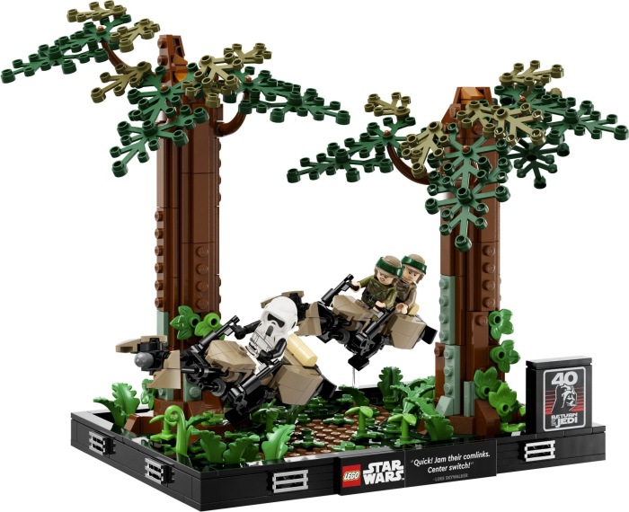 LEGO Star Wars Diorama de Urmărire cu Speederul pe Endor 75353 [8]