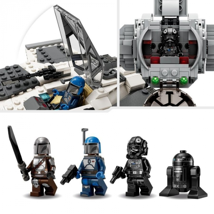LEGO Star Wars Fing Fighter Mandalorian vs Tie Interceptor 75348 [6]