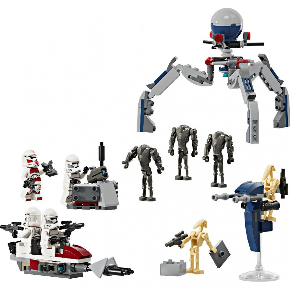 Lego Star Wars Pachet De Lupta Clone Trooper Si Droid De Lupta 75372 [2]