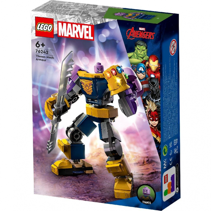 Lego super heroes armura de robot a lui thanos 76242 [5]