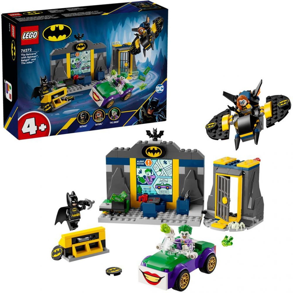 LEGO SUPER HEROES BATCAVE CU BATMAN, BATGIRL SI JOKER 76272 [6]