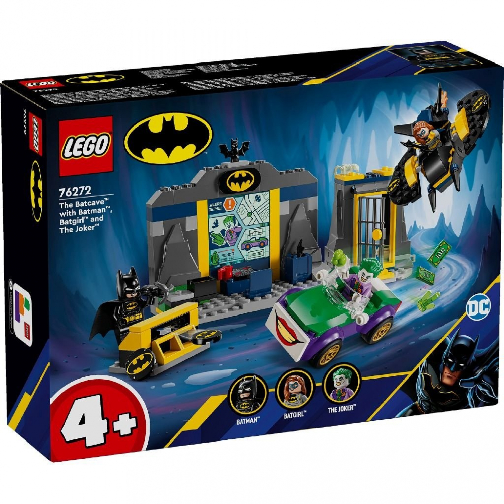 LEGO SUPER HEROES BATCAVE CU BATMAN, BATGIRL SI JOKER 76272 [1]