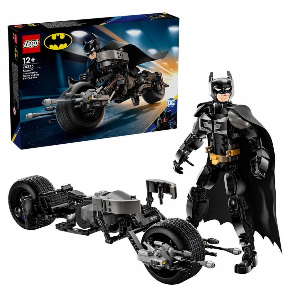 LEGO SUPER HEROES FIGURINA DE CONSTRUCTIE BATMAN SI MOTOCICLETA BAT-POD 76273 [6]