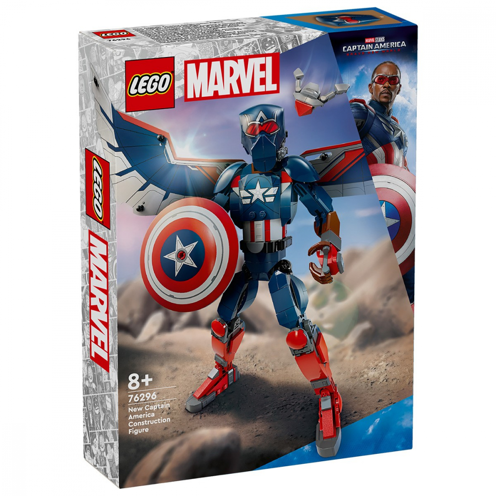 LEGO SUPER HEROES FIGURINA DE CONSTRUCTIE CAPITANUL AMERICA 76296 [3]