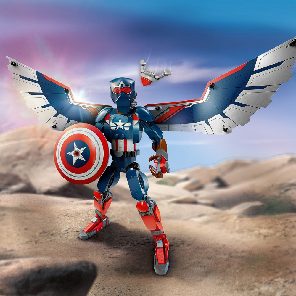 LEGO SUPER HEROES FIGURINA DE CONSTRUCTIE CAPITANUL AMERICA 76296 [2]