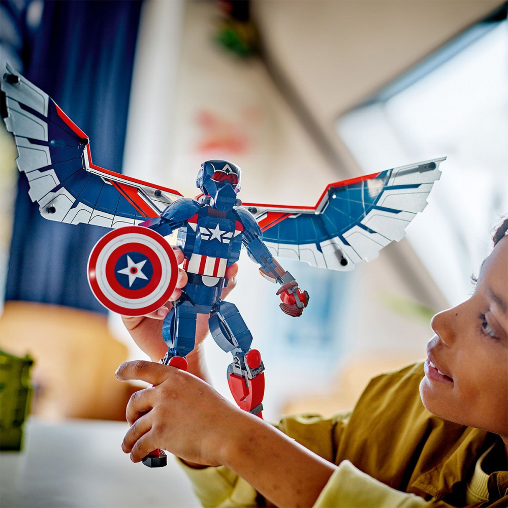 LEGO SUPER HEROES FIGURINA DE CONSTRUCTIE CAPITANUL AMERICA 76296 [9]