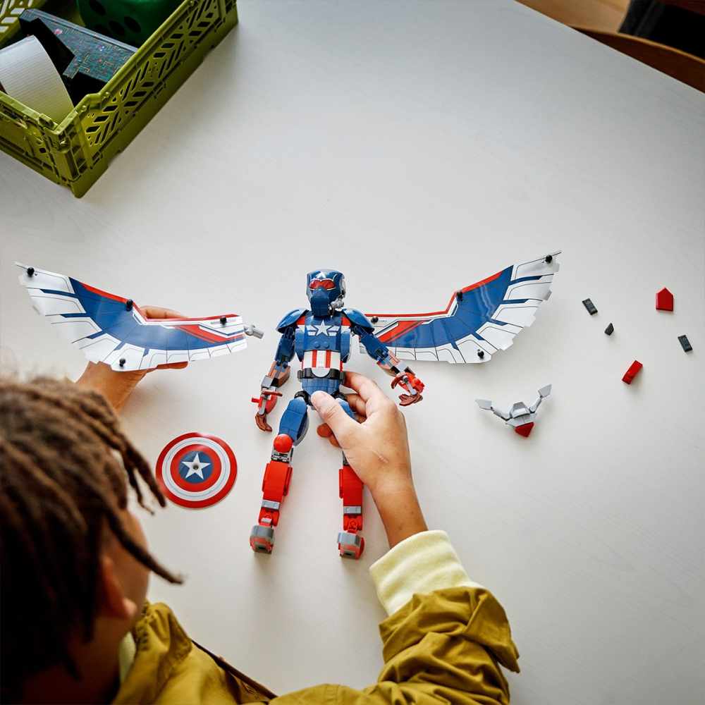 LEGO SUPER HEROES FIGURINA DE CONSTRUCTIE CAPITANUL AMERICA 76296 [8]
