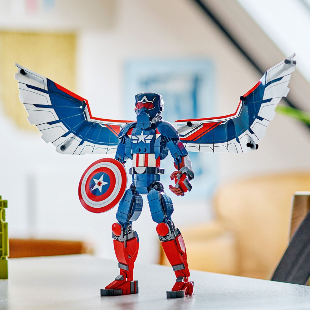 LEGO SUPER HEROES FIGURINA DE CONSTRUCTIE CAPITANUL AMERICA 76296 [10]