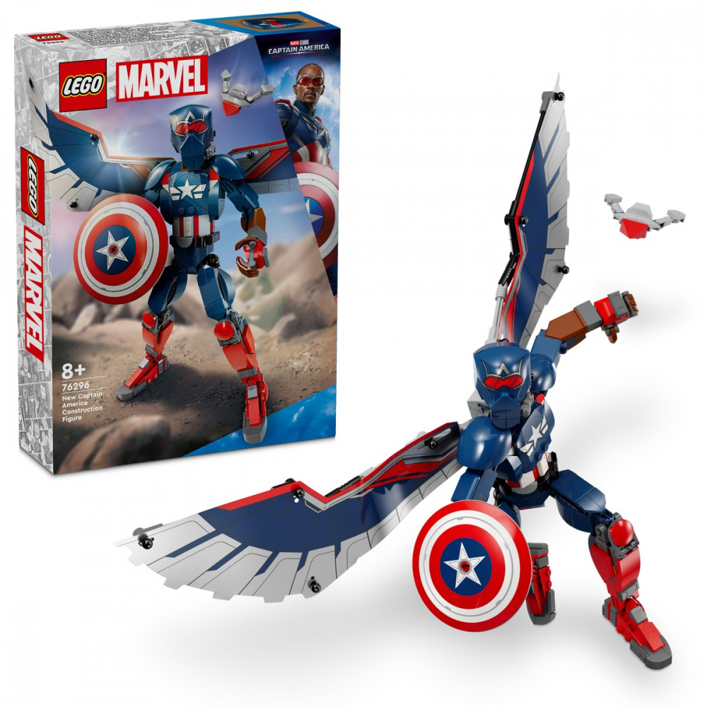 LEGO SUPER HEROES FIGURINA DE CONSTRUCTIE CAPITANUL AMERICA 76296 [5]