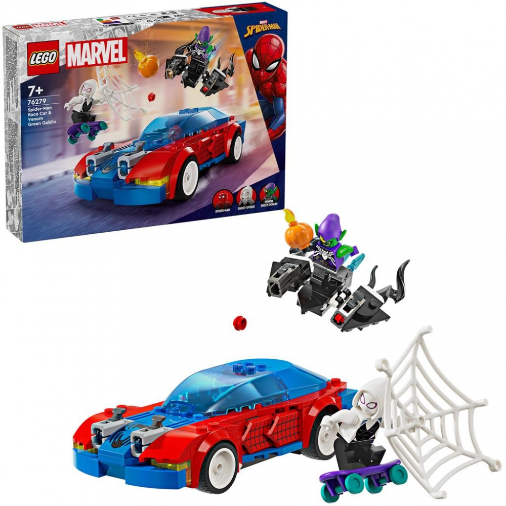 Lego Super Heroes Masina De Curse A Omului Paianjen Si Venom Green Goblin 76279 [5]