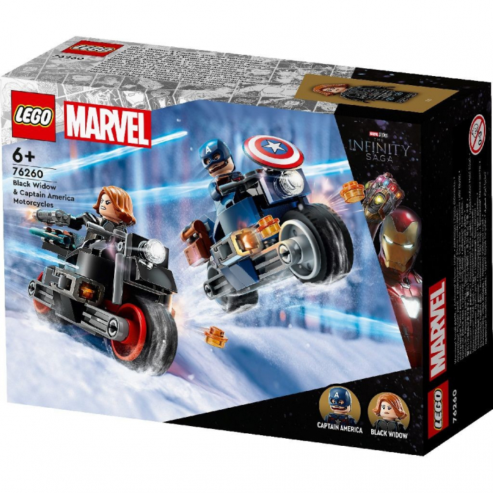 LEGO Super Heroes Motocicletele lui Black Widow si Captain America 76260 [5]