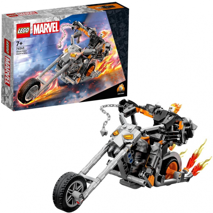 LEGO Super Heroes Robot și Motocicletă Călărețul Fantoma 76245 [6]