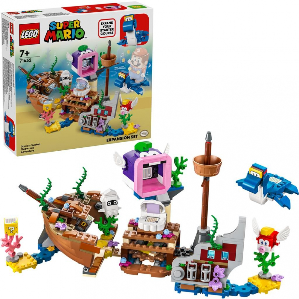 Lego Super Mario Set De Extindere Aventura Lui Dorrie La Epava Scufundata 71432 [5]
