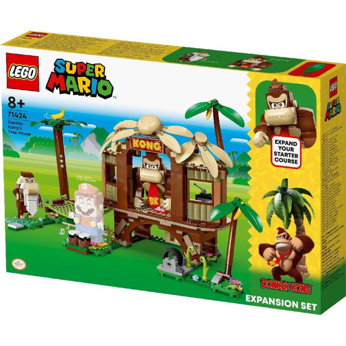 LEGO Super Mario Set de Extindere Casa din Copac a lui Donkey Kong 71424 [5]