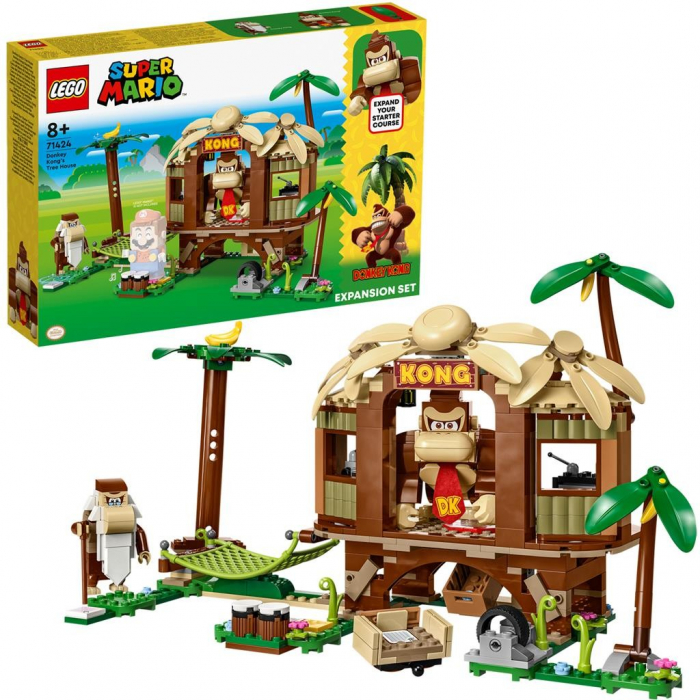 LEGO Super Mario Set de Extindere Casa din Copac a lui Donkey Kong 71424 [6]