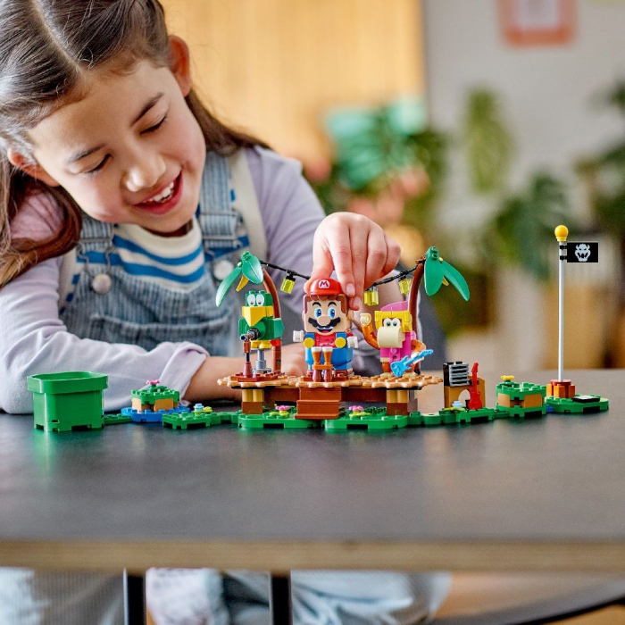 LEGO Super Mario Set de Extindere Concertul lui Dixie Kong în Junglă 71421 [2]