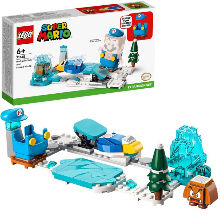 LEGO Super Mario Set de Extindere Costum Mario Crio și Lumea de Gheață 71415 [6]