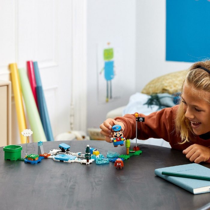 LEGO Super Mario Set de Extindere Costum Mario Crio și Lumea de Gheață 71415 [3]