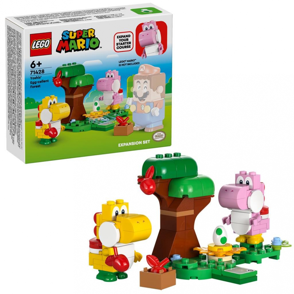 Lego Super Mario Set De Extindere Padurea Minunata Cu Oul Lui Yoshi 71428 [5]
