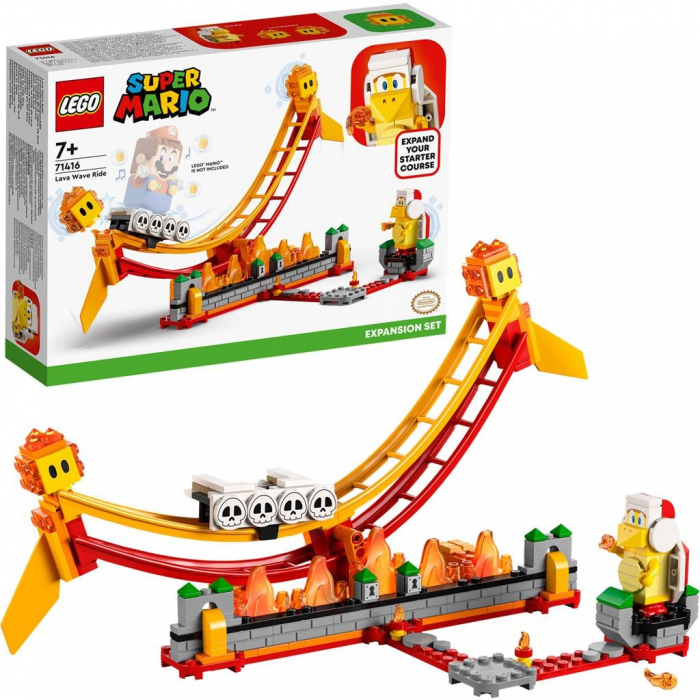 LEGO Super Mario Set de Extindere Plimbare pe Valul de Lava 71416 [6]