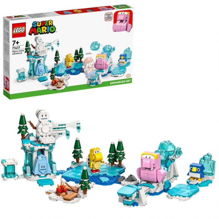 LEGO Super Mario Setul de Extindere Morsel și Aventura lui în Zăpadă 71417 [6]
