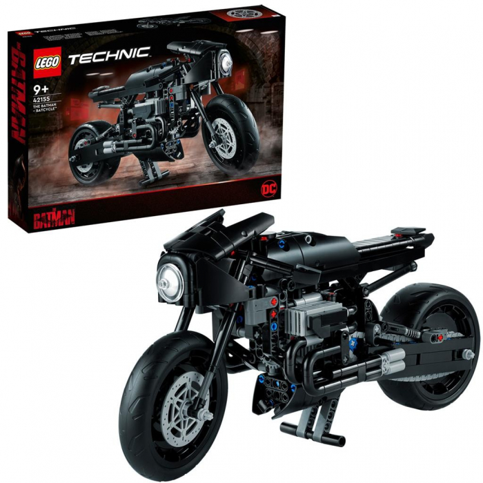 LEGO Technic Batman și Batcycle 42155  [6]