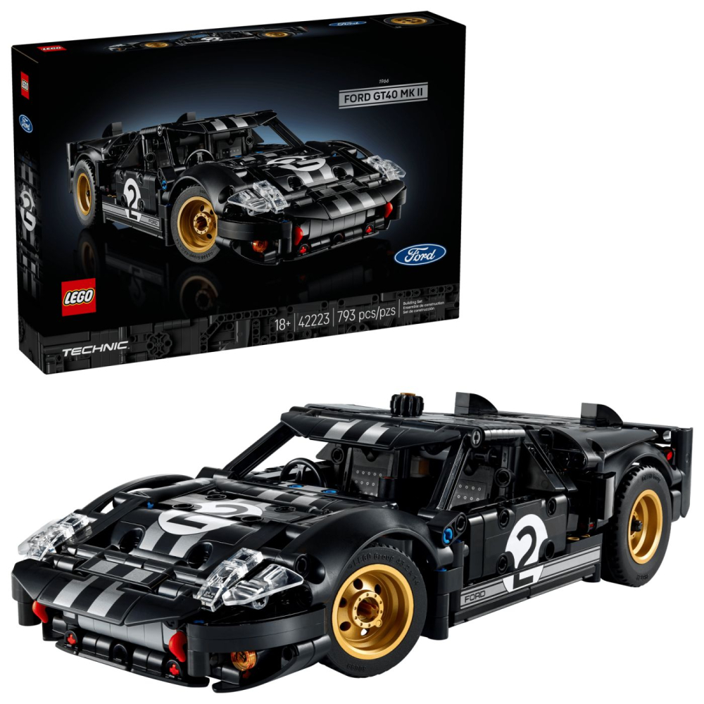 LEGO TECHNIC MASINA DE CURSE 1966 FORD GT40 MKII 42223 [2]