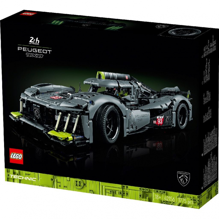 Lego technic peugeot 9x8 24h hybrid hypercar 42156 [6]