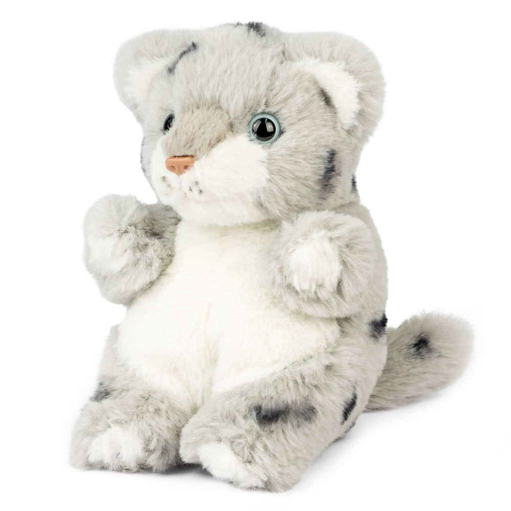 Leopard de zăpadă de pluș 17 cm în cutie – Living Nature [1]