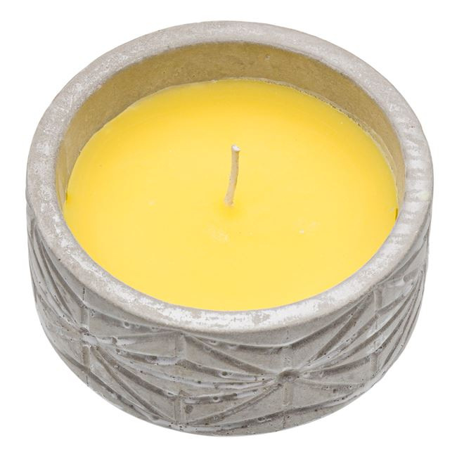 Lumanare citronella anti tantari in pahar de ceramica [2]