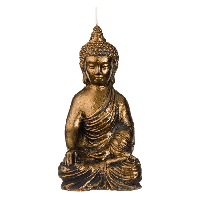 Lumanare decorativa 3D in forma de Budha, 8x8x15 cm