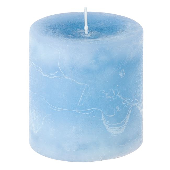 Lumanare decorativa,bleu,210 grame,6.5x7  cm [2]