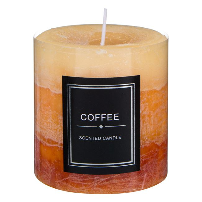 Oem - Lumanare parfumata cu aroma de cafea, 7x7,5 cm
