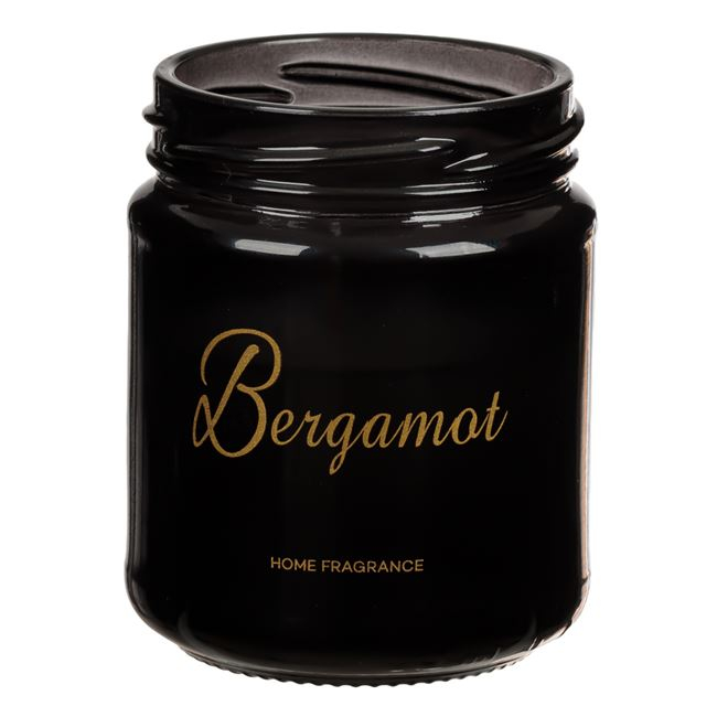 Lumanare parfumata cu aroma proaspata de bergamota , in pahar, 6,5x8,5cm