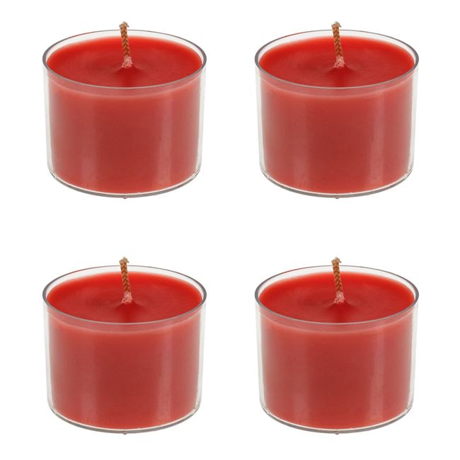 Lumanari tip pastila cu aroma de cirese,rosu,4 bucati/set [2]