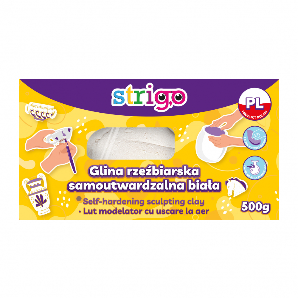 Lut modelator Strigo alb, 500g ,   uscare la aer
