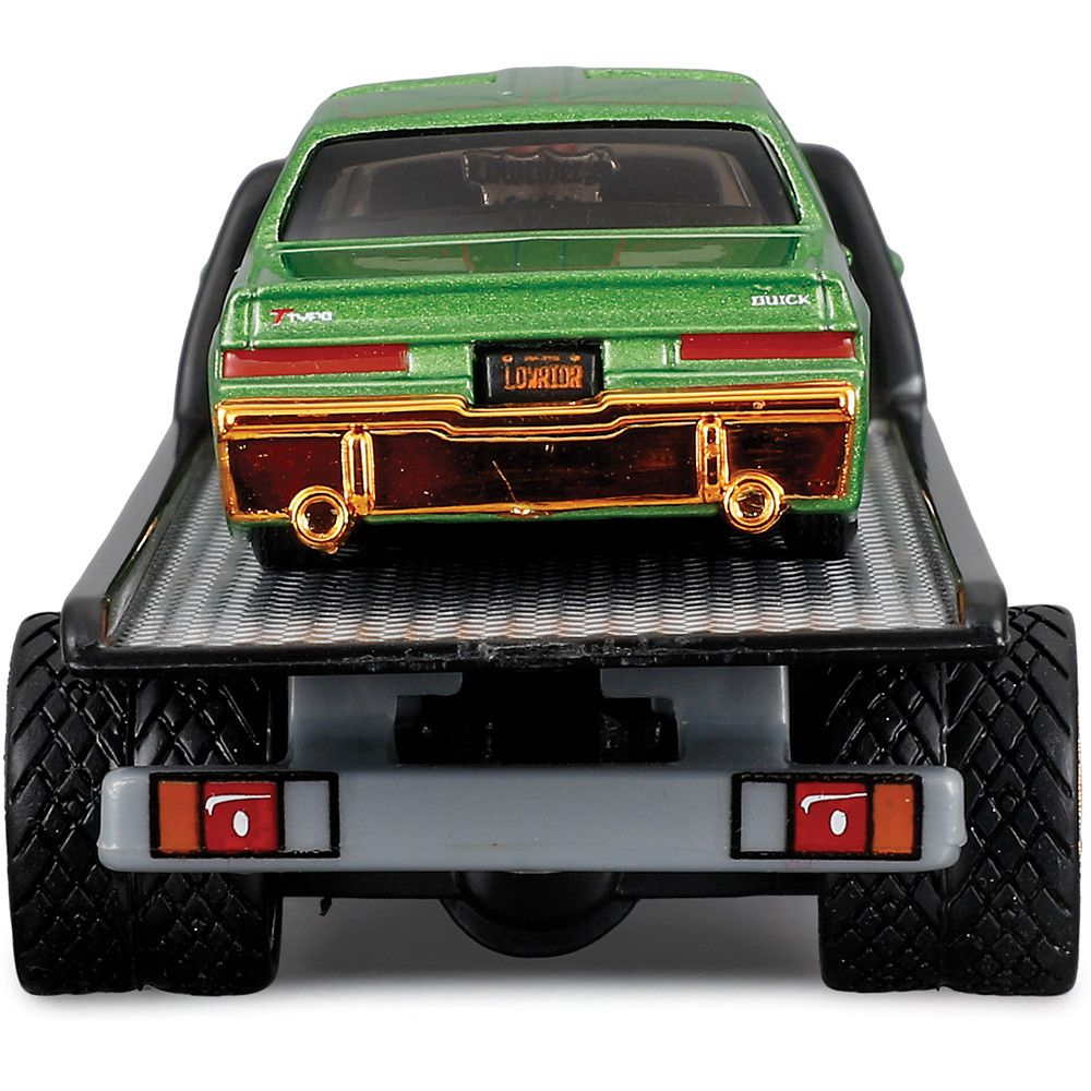 MAISTO DESIGN ELITE TRANSPORT SET CAMION CU RAMPA MAISTO FLATBED SI MASINUTA BUICK REGAL T TYPE 1987 SCARA 1 LA 64 [6]